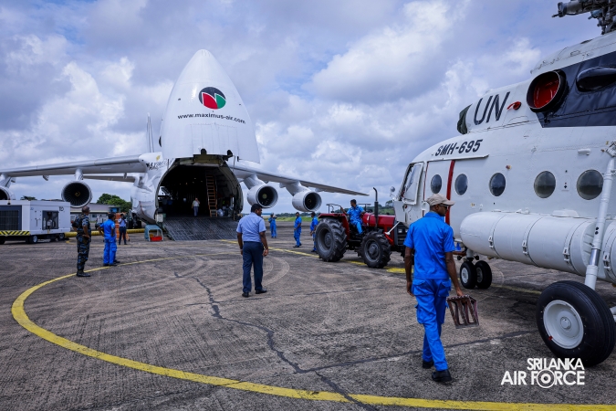 SLAF SUCCESSFULLY CONCLUDES HELICOPTER ROTATION FOR MINUSCA