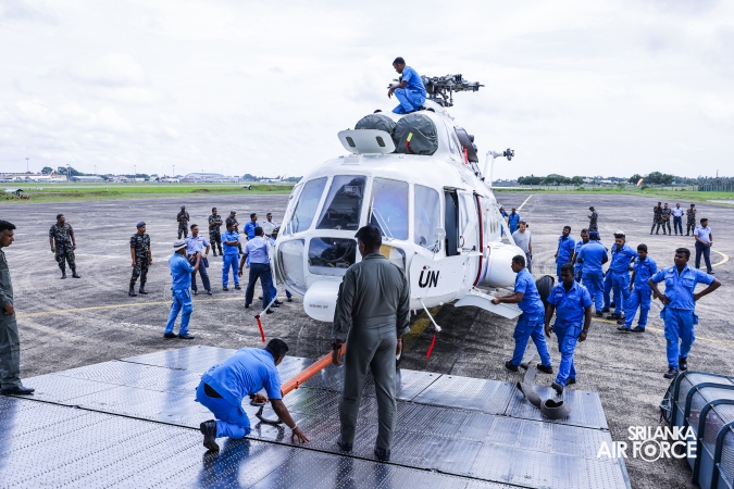 SLAF SUCCESSFULLY CONCLUDES HELICOPTER ROTATION FOR MINUSCA