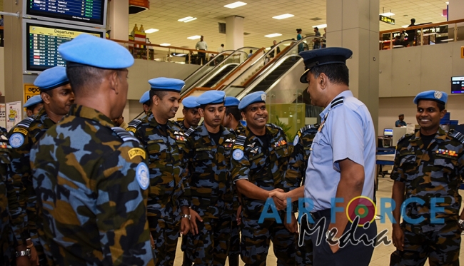 5th SLAF UN Peacekeeping Contingent Departs for the Central African Republic