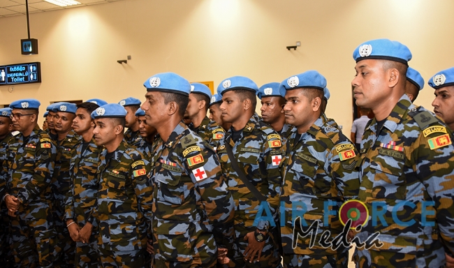 5th SLAF UN Peacekeeping Contingent Departs for the Central African Republic