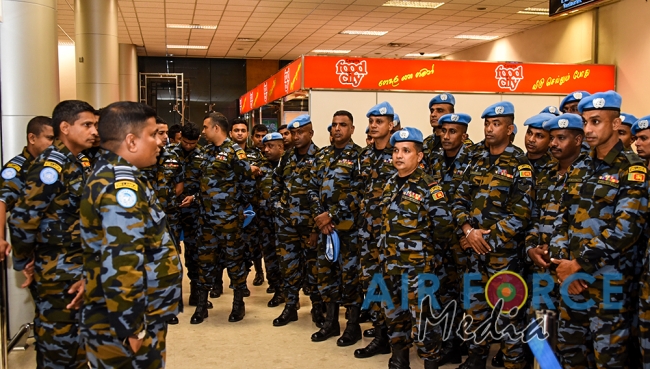 5th SLAF UN Peacekeeping Contingent Departs for the Central African Republic