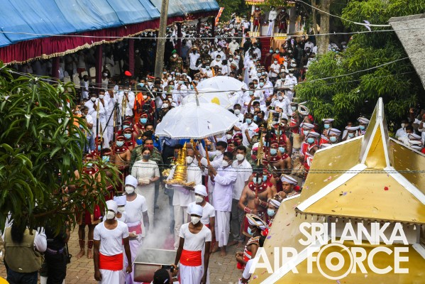 DEEGAWAPIYA SACRED RELICS PLACED AT SPECIALLY BUILT RELIC HOUSE
