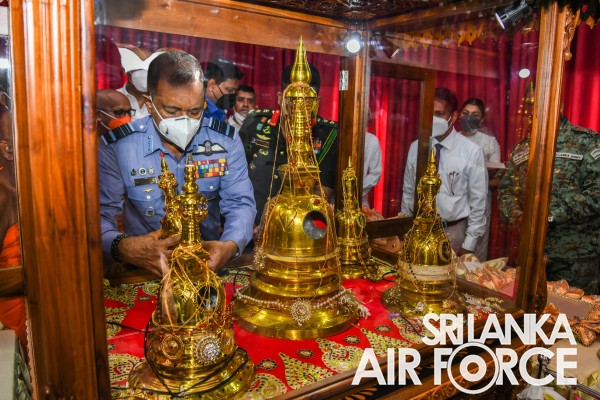 DEEGAWAPIYA SACRED RELICS PLACED AT SPECIALLY BUILT RELIC HOUSE