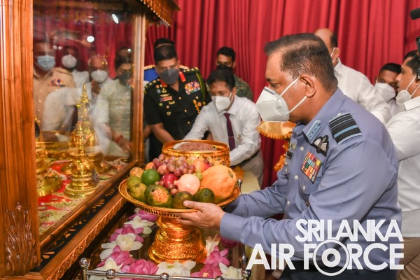 DEEGAWAPIYA SACRED RELICS PLACED AT SPECIALLY BUILT RELIC HOUSE