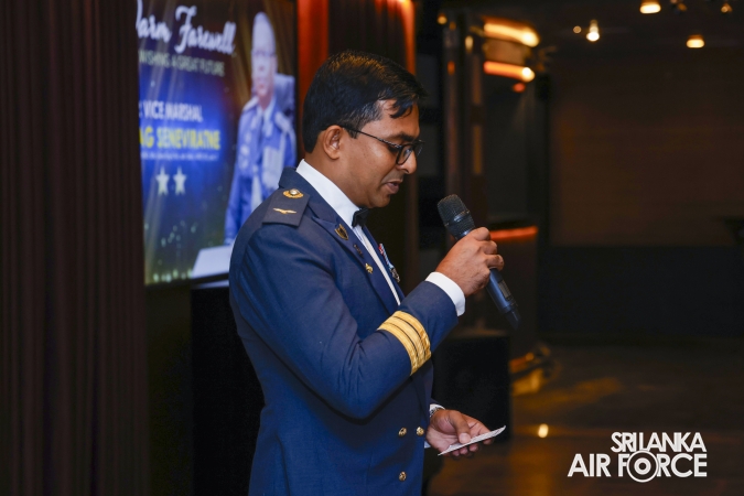 AIR VICE MARSHAL GIHAN SENEVIRATNE BIDS ADIEU TO THE SRI LANKA AIR FORCE