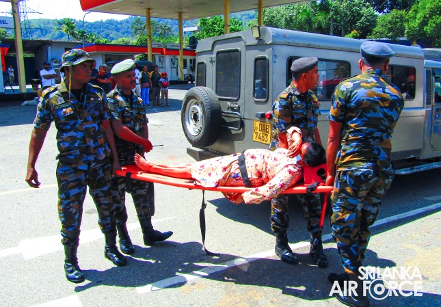 SLAF TROOPS ENGAGE IN DISASTER PREPAREDNESS DRIL AT BADULLA