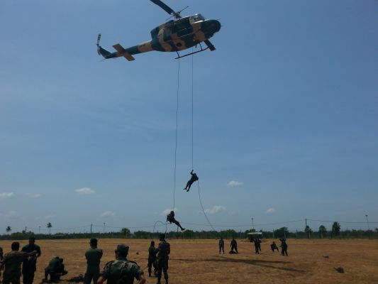 SLAF Conducted Heli-Borne Operations Training in Preparation for “Cormorant strike”