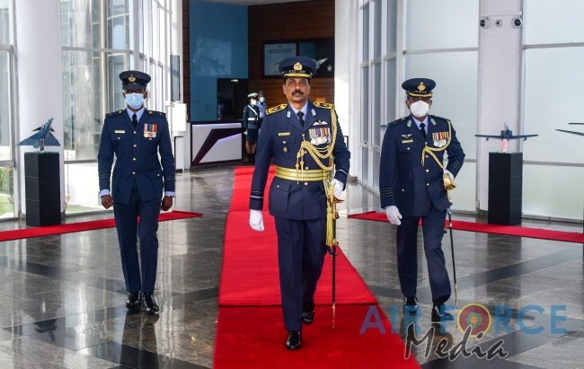 DIRECTOR
LOGISTICS, AIR VICE MARSHAL PRIYANTHA WEERASINGHE BIDS ADIEU TO THE SRI
LANKA AIR FORCE