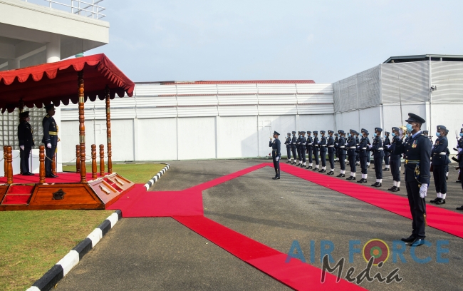 DIRECTOR
LOGISTICS, AIR VICE MARSHAL PRIYANTHA WEERASINGHE BIDS ADIEU TO THE SRI
LANKA AIR FORCE