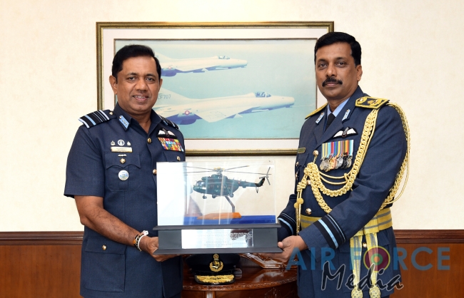 DIRECTOR
LOGISTICS, AIR VICE MARSHAL PRIYANTHA WEERASINGHE BIDS ADIEU TO THE SRI
LANKA AIR FORCE