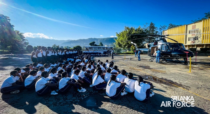 AIRCRAFT AWARENESS PROGRAMME CONDUCTS AT SLAF COMBAT TRAINING SCHOOL DIYATALAWA