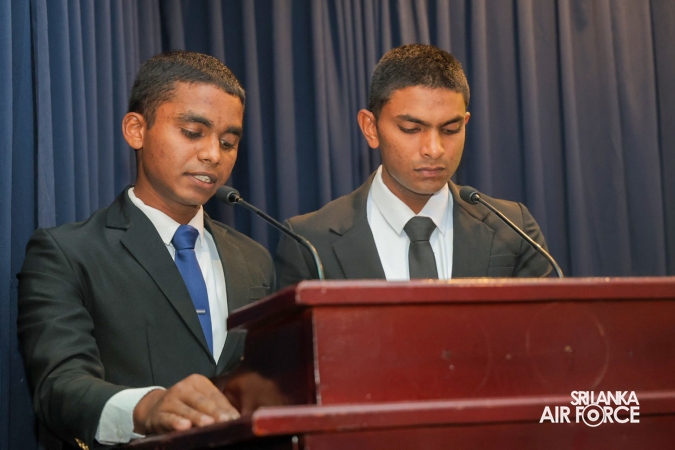 SLAF COMBAT TRAINING SCHOOL DIYATALAWA CONDUCTS ENGLISH LANGUAGE PERFORMANCE DAY