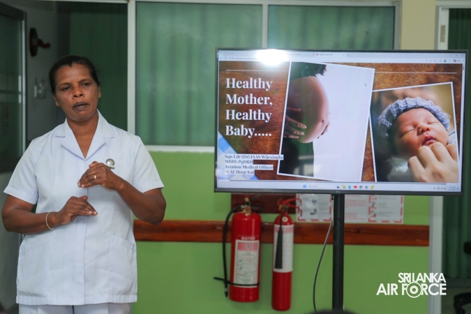 HEALTHY MOTHER, HEALTHY BABY ANTENATAL PROGRAMME CONDUCTS AT SLAF CTS DIYATALAWA