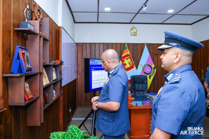 COMMANDER’S INSPECTION AT SLAF COMBAT TRAINING SCHOOL DIYATALAWA