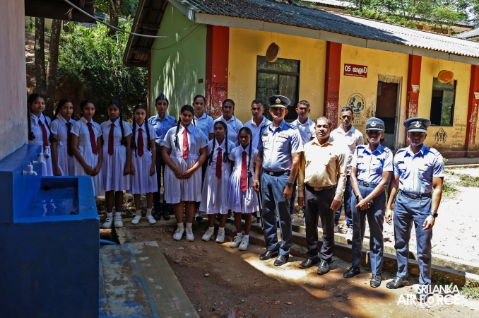 SEVA VANITHA UNIT IN SLAF COMBAT TRAINING SCHOOL DIYATALAWA ENHANCES FACILITIES AT KIRIWANAGAMA SCHOOL