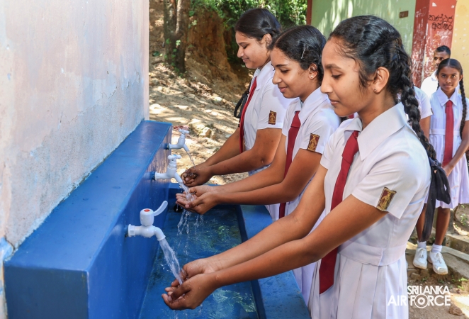 SEVA VANITHA UNIT IN SLAF COMBAT TRAINING SCHOOL DIYATALAWA ENHANCES FACILITIES AT KIRIWANAGAMA SCHOOL