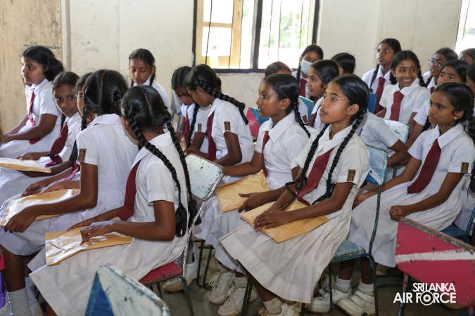 SEVA VANITHA UNIT IN SLAF COMBAT TRAINING SCHOOL DIYATALAWA ENHANCES FACILITIES AT KIRIWANAGAMA SCHOOL