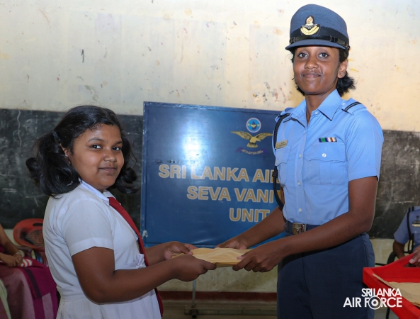 SEVA VANITHA UNIT IN SLAF COMBAT TRAINING SCHOOL DIYATALAWA ENHANCES FACILITIES AT KIRIWANAGAMA SCHOOL
