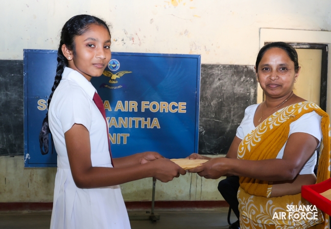 SEVA VANITHA UNIT IN SLAF COMBAT TRAINING SCHOOL DIYATALAWA ENHANCES FACILITIES AT KIRIWANAGAMA SCHOOL
