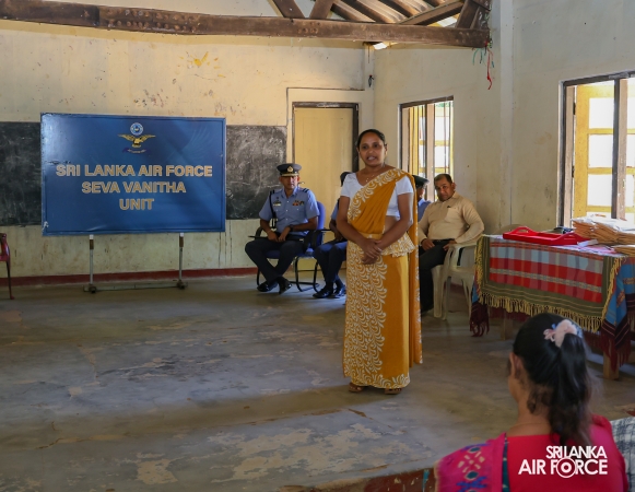 SEVA VANITHA UNIT IN SLAF COMBAT TRAINING SCHOOL DIYATALAWA ENHANCES FACILITIES AT KIRIWANAGAMA SCHOOL