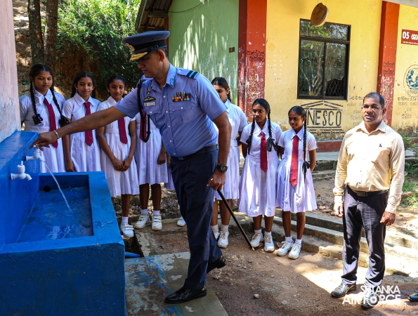 SEVA VANITHA UNIT IN SLAF COMBAT TRAINING SCHOOL DIYATALAWA ENHANCES FACILITIES AT KIRIWANAGAMA SCHOOL
