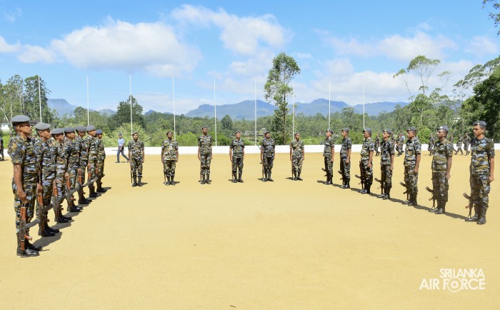 SLAF
COMBAT TRAINING SCHOOL DIYATALAWA CONDUCTS SPECIALIZED COMBAT TRAINING
FOR UN PEACEKEEPING MISSION PARTICIPANTS