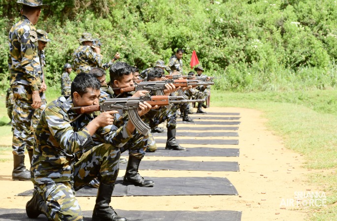 SLAF COMBAT TRAINING SCHOOL DIYATALAWA CONDUCTS SPECIALIZED COMBAT TRAINING FOR UN PEACEKEEPING MISSION PARTICIPANTS