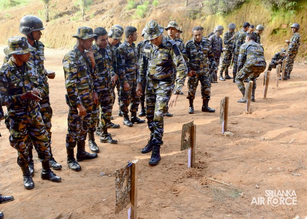 SLAF COMBAT
TRAINING SCHOOL DIYATALAWA CONDUCTS SPECIALIZED COMBAT TRAINING FOR UN
PEACEKEEPING MISSION PARTICIPANTS