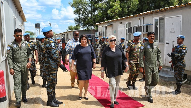 Director Mission Support Pays Courtesy Visit to Sri Lanka Aviation Unit in South Sudan