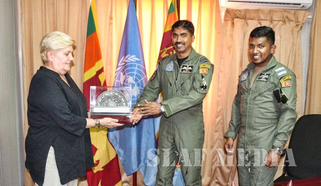 Director Mission Support Pays Courtesy Visit to Sri Lanka Aviation Unit in South Sudan