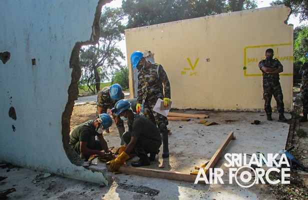 DISASTER MANAGEMENT TRAINING CENTRE CONCLUDES INSARAG TRAINING COURSE AT MULLAITIVU