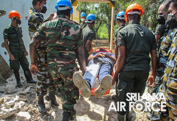 DISASTER MANAGEMENT TRAINING CENTRE CONCLUDES INSARAG TRAINING COURSE AT MULLAITIVU