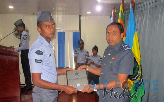 Certificate Awarding Ceremony of No 27 Disaster Management First Response Course Sri Lanka Air Force Station Mullaitivu