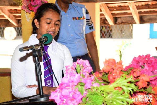 SLAF SEVA VANITHA UNIT ASSISTS THE KIDAGALEGAMA VIDYALAYA MEDAWACHCHIYA