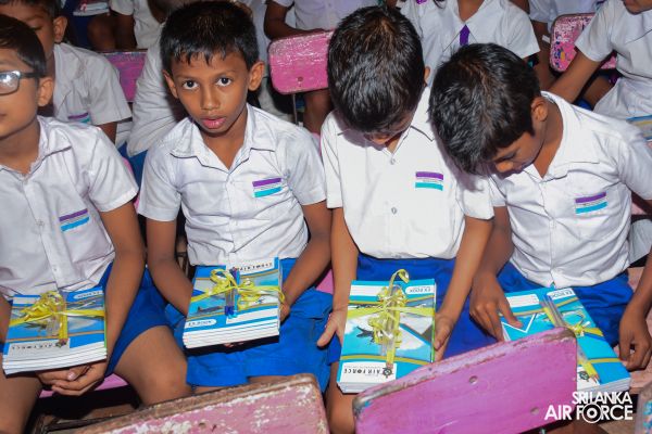 SLAF SEVA VANITHA UNIT ASSISTS THE KIDAGALEGAMA VIDYALAYA MEDAWACHCHIYA