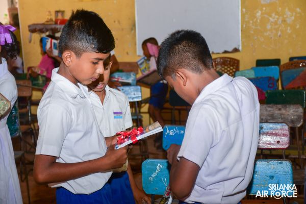 SLAF SEVA VANITHA UNIT ASSISTS THE KIDAGALEGAMA VIDYALAYA MEDAWACHCHIYA