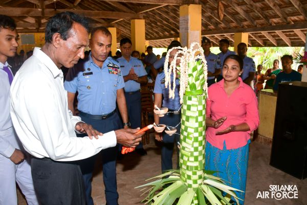 SLAF SEVA VANITHA UNIT ASSISTS THE KIDAGALEGAMA VIDYALAYA MEDAWACHCHIYA