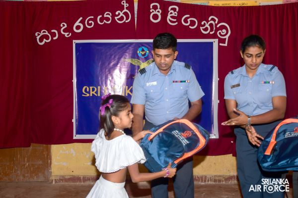 SLAF SEVA VANITHA UNIT ASSISTS THE KIDAGALEGAMA VIDYALAYA MEDAWACHCHIYA