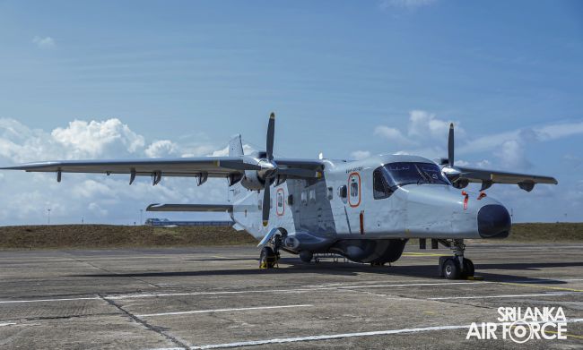 STRENGTHENING MARITIME SURVEILLANCE AS SLAF FLEET SUBSTITUTES NEW
DONIER-228