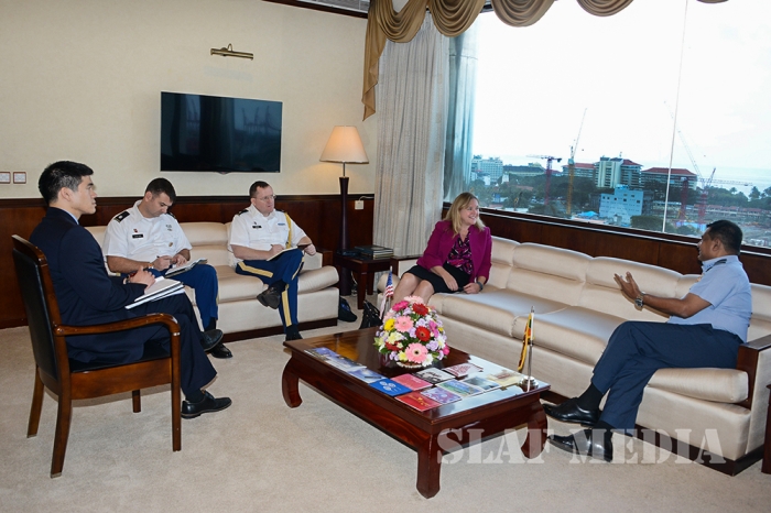 Deputy Assistant Secretary of Defence for South and Southeast Asia Calls on Commander