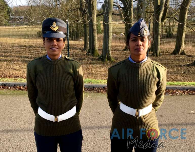 First
Sri Lankan Lady Officer and Airwoman to Undergo Drill Training in the
United Kingdom