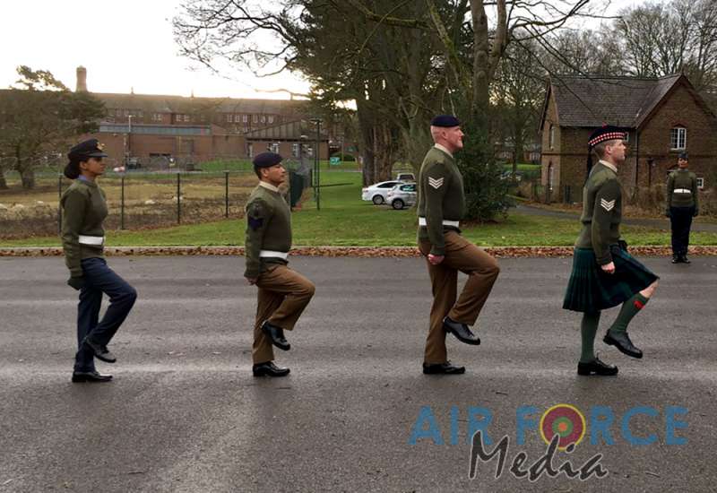First Sri Lankan Lady Officer and Airwoman to Undergo Drill
Training in the United Kingdom