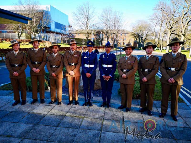 First Sri Lankan Lady Officer and Airwoman to Undergo Drill
Training in the United Kingdom
