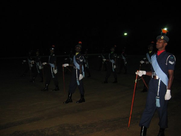 Drill Instructors Pass Out In a Spectacular Night Passing Out Parade Drill Instructors Pass Out In a Spectacular Night Passing Out Parade