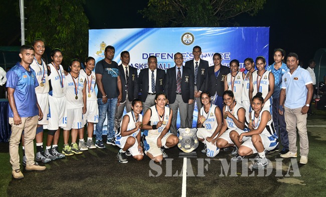Sri Lanka Air Force Women Excel at Defence Services Basketball Championship 2018