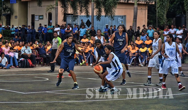 Sri Lanka Air Force Women Excel at Defence Services Basketball Championship 2018