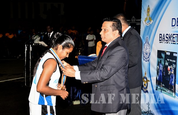 Sri Lanka Air Force Women Excel at Defence Services Basketball Championship 2018