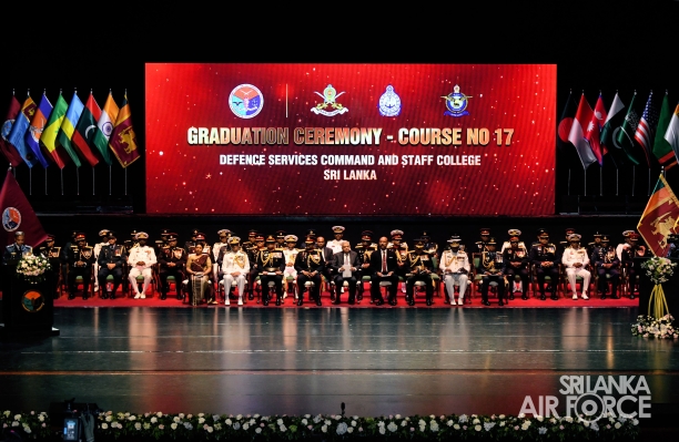 GRADUATION
CEREMONY OF NO.17 DEFENCE SERVICES COMMAND AND STAFF COURSE