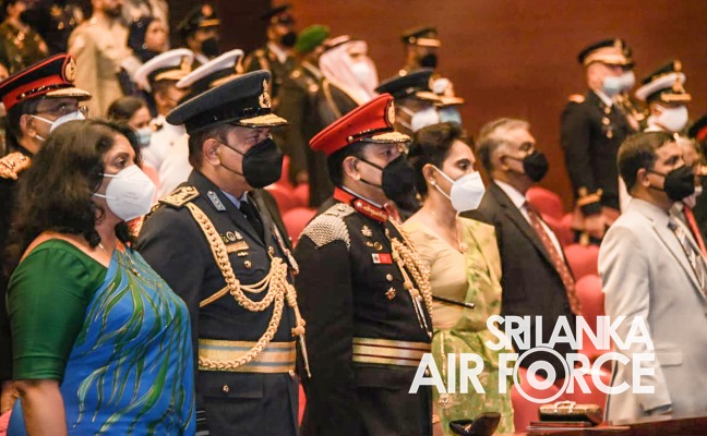 NO 15 DEFENCE SERVICES COMMAND AND STAFF COURSE GRADUATION HELD AT THE NELUM POKUNA THEATRE