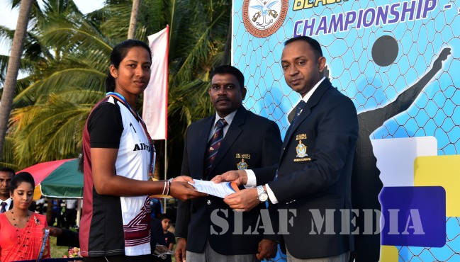 SLAF Men and Women win Defence Services Beach Volleyball Championship 2018